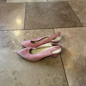Chic Pink Slingback Heels